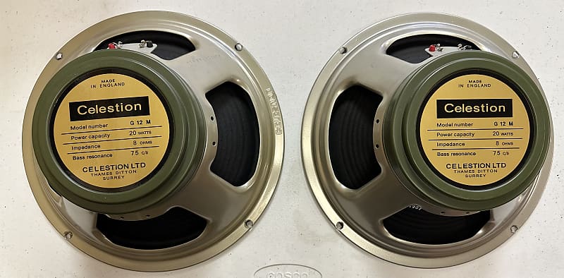 Celestion G12M Heritage Series Greenback 20-Watt 8-Ohm 12