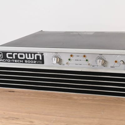 Crown Macro-tech 5002vz 2-channel Power Amplifier Cg01fn5 