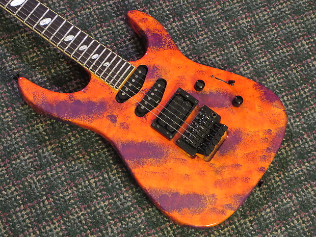 2002 Caparison TAT-SSH Red Sunset Owned by Andy LaRocque of