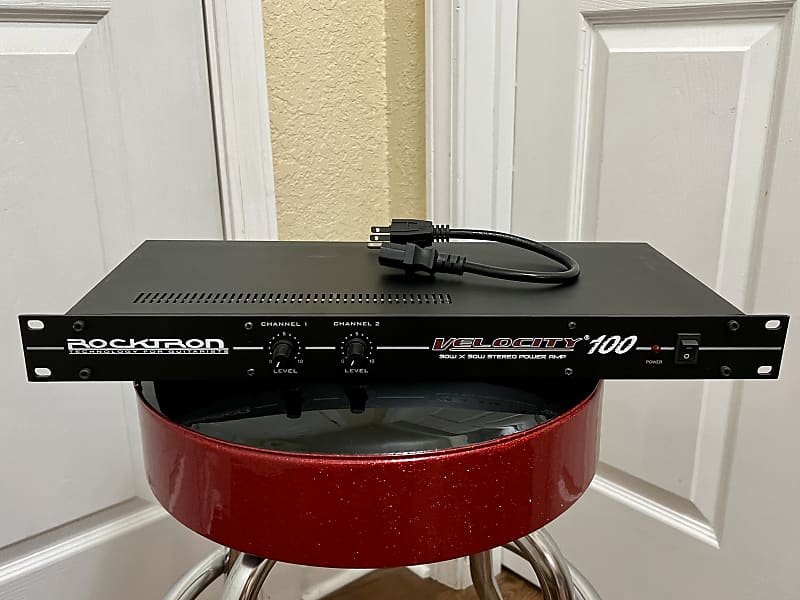 Rocktron Velocity 100 Stereo Power Amp Rack