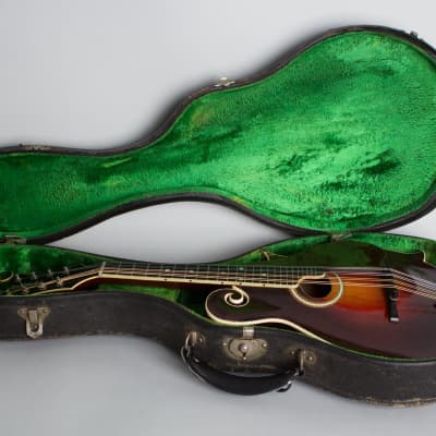 Gibson  F-4 Carved Top Mandolin (1927), ser. #81685, original black hard shell case. image 10