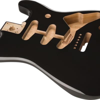 Fender Classic Series 60's Stratocaster SSS Alder Body, Vintage Mount, Black image 2