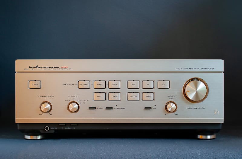 Integrated Amplifier Luxman L-540, Tested, Cleaned, 100V | Reverb
