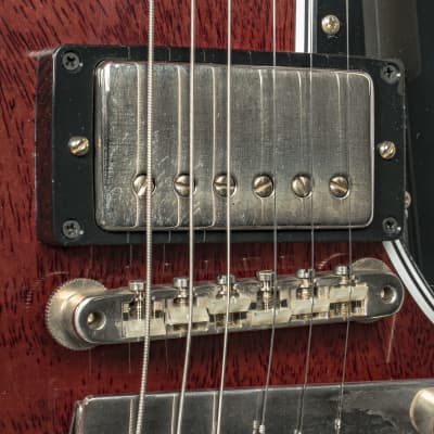 Gibson - Custom 1964 SG Standard Reissue - Electric Guitar w/ Maestro Vibrola VOS - Cherry Red - w/ Hardshell Case image 10