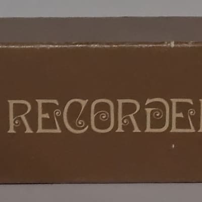 Vintage Dolmetsch Brown ABS Plastic Descant Recorder in Box image 1