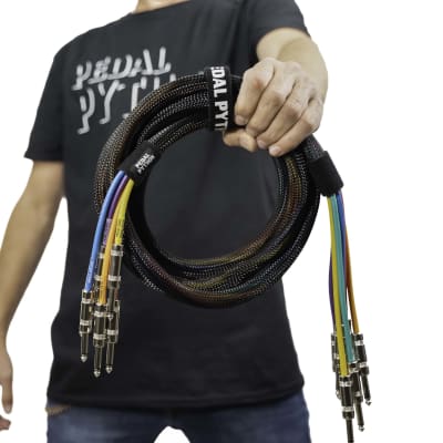 Pedal Python™ 30ft Pedalboard Snake Cable Management System Black image 4