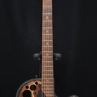 Ovation Adamas 1581-5 Acoustic-Electric guitar (year 1987) - Black Gold Dust image 4