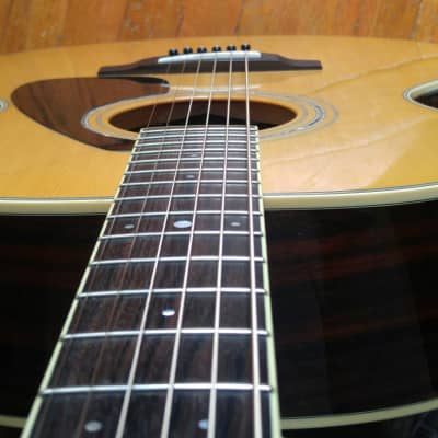 Yamaha LJ6 spruce/rosewood acoustic guitar with JJB pickup, hardshell case image 3