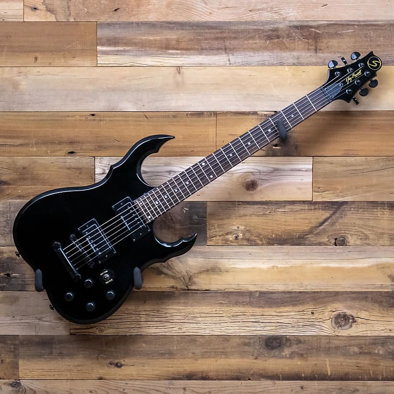 Samick Greg Bennett Metalhead MH2 Electric Guitar, Metallic Black