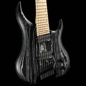 非常に高い品質 Fanned GHFB7 Ghost Legator Fret Reverb | Black Washed 7-String ピアス