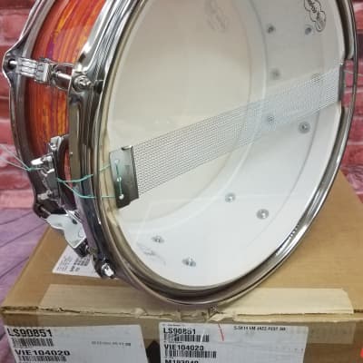 Ludwig Pre-Order Legacy Mahogany Reissue Mod Orange Jazz Fest 5.5x14" Snare Drum Made in USA Authorized Dealer image 10