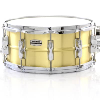 Yamaha 6.5 x 14-Inch Recording Custom Brass Snare Drum image 5