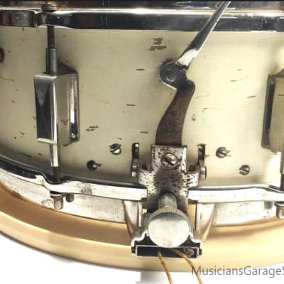 Leedy Broadway Dual Snare Drum - White Lacquer - Vintage | Reverb