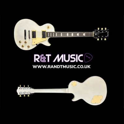 Sheridan A100 Les Paul Electric Guitar in Pearl White w/EMG Pickups image 3