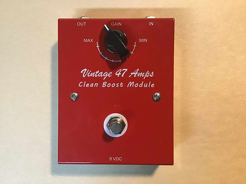 Vintage 47 Amps Clean Boost Pedal - Now with power adapter | Reverb