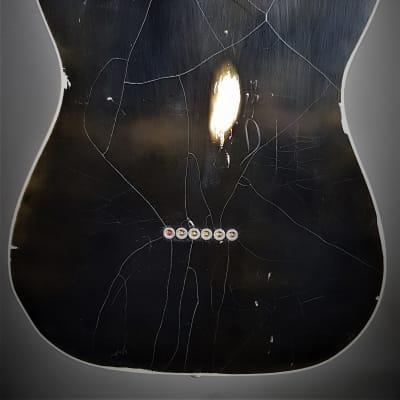 Manuel Ali Guitars Custom Thinline Relic  2020 relic black image 11