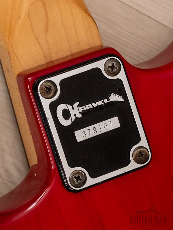 【激レアヘッド】Charvel ストラトタイプ　レッド　ヴィンテージ 激レアヘッド】Charvel ストラトタイプ レッド ヴィンテージ