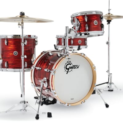 Gretsch Drums Brooklyn Micro GB-M264 4-piece Shell Pack with Snare Drum - Orange Oyster image 1