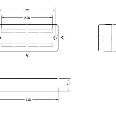 Seymour Duncan SSB-4 Phase II Passive Soap Bar Bass Pickup Set - 4 string 2020 BLK image 3