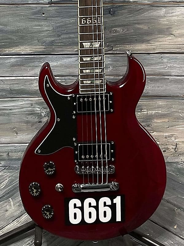 Schecter Left Handed ZV Custom Reissue Double Cut Electric Guitar- Cherry  #27 image 1