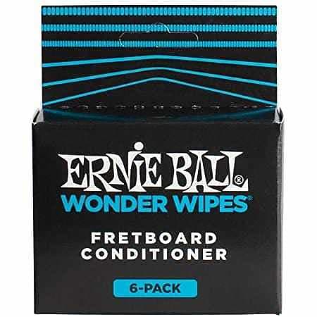 Ernie Ball Wonder Wipes Fretboard Conditioner Pack - 6 Pack image 1
