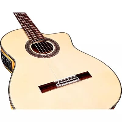 Cordoba GK Studio Flamenco Acoustic-Electric Guitar Natural, image 7