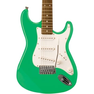 Oscar Schmidt OS-30-SFG Solid Body 3/4 Size Electric Guitar, Surf Green image 2