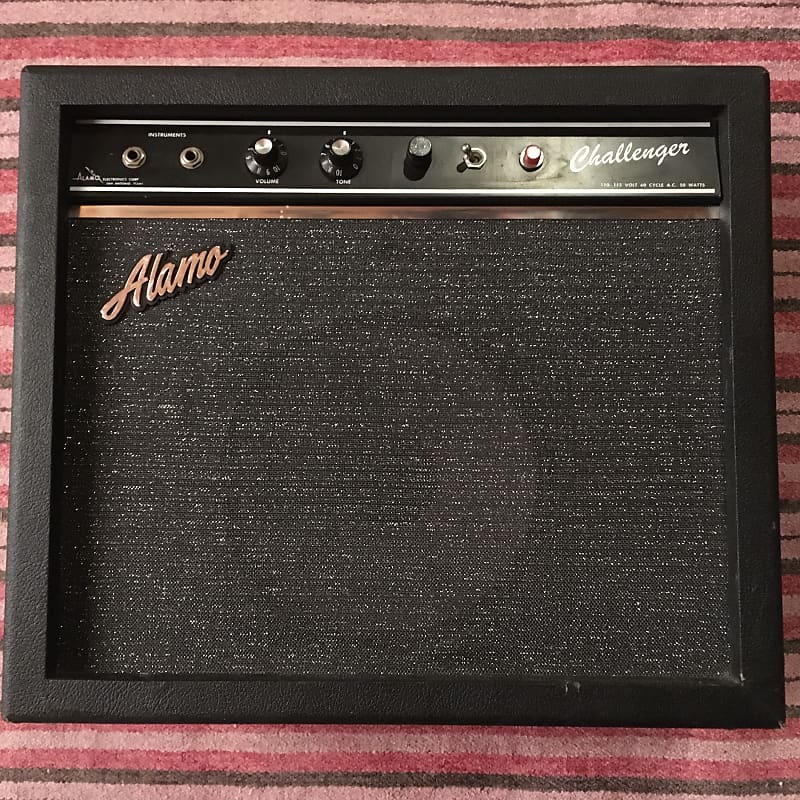 Vintage 60's Alamo Challenger Model 2562 Tube Combo Amp 5F1 Reverb