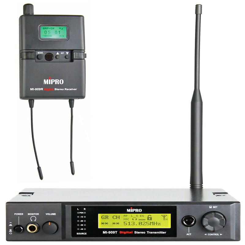 Mipro MI909 IEM Wireless Digital InEar Monitor System Reverb