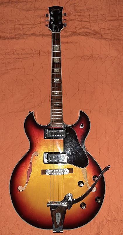 Conrad Semi-Hollowbody Electric Guitar image 1