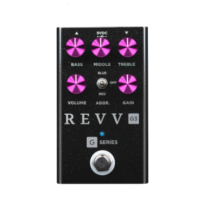 ゴーヤー58　REVV G3 Revv G3 Purple Channel Preamp/Overdrive/Distortion Pedal