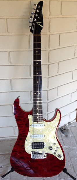ギター Tom Anderson Drop Top Classic Cajun Red Tom Anderson Hollow Drop Top Classic | Cajun Red with