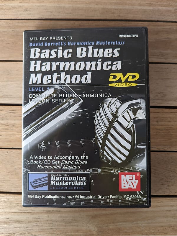 DVD: David Barrett's Harmonica Masterclass - Basic Blues Harmonica Method (70 min.) image 1