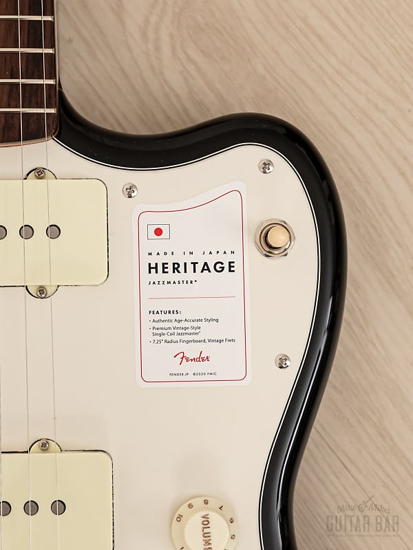 2024 Fender Heritage 60s Jazzmaster FSR Toyko Flagship Black