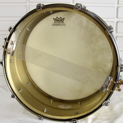 Pearl Sensitone Classic Brass Snare 6.5x14“ BR6514CL | Reverb Pearl Sensitone Classic Brass Snare 6.5x14“ BR6514CL | Reverb
