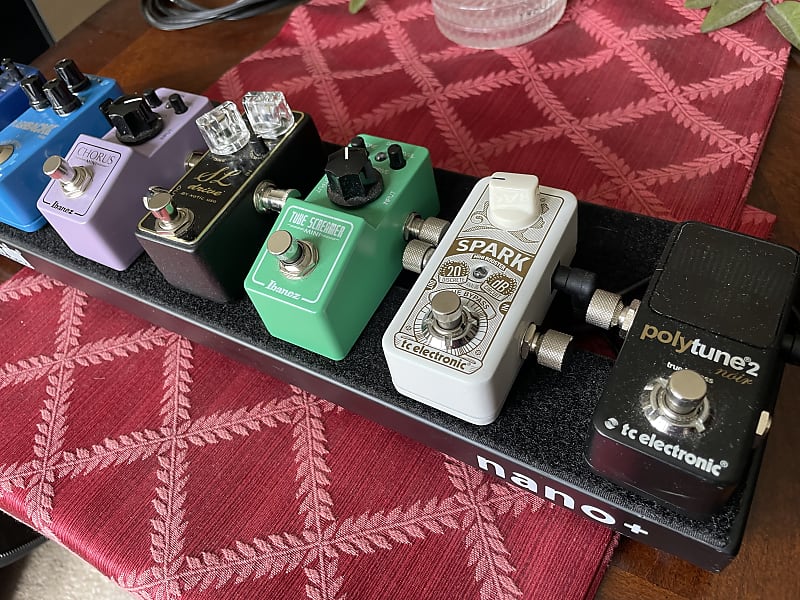 Pedaltrain Nano Loaded with mini pedals Reverb