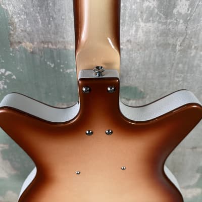 Danelectro 59DC Long Scale Bass - Copper Burst image 9