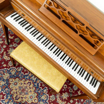 Kimball Classic Upright Piano | Satin Walnut | SN: 824163 | Used image 4
