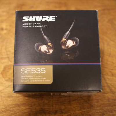 Shure SE535-V Bronze Colored Earphones Headphones Free 2 Day Shipping! image 1