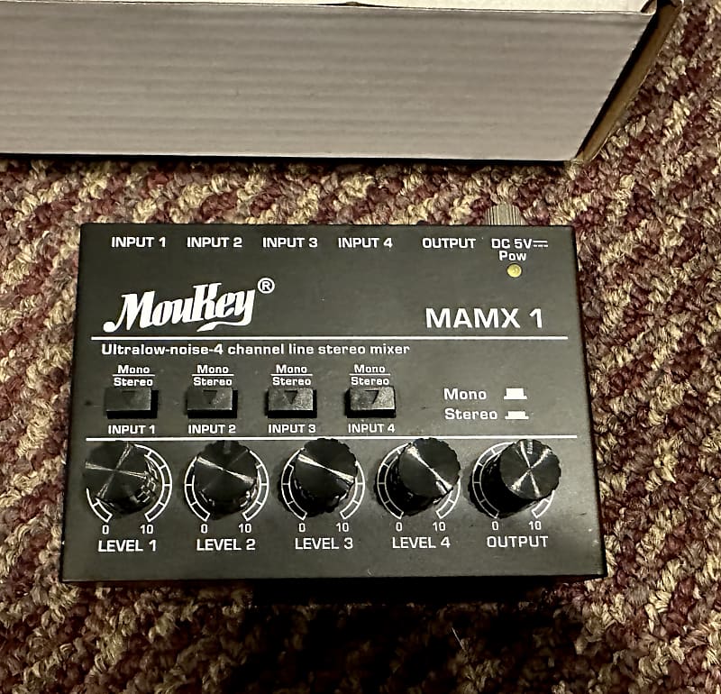MouKey MAMX 1 Mini Mixer w/Adaptor