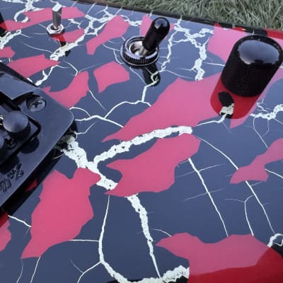 ESP KKV-380 red crackle Kerry King V 1997 - Red Crackle image 8