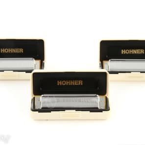 Hohner Marine Band 1896 Pro Pack 3-piece Harmonica Set image 9