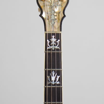Ludwig  Standard Art Tenor Banjo (1927), ser. #9529, original black hard shell case. image 5