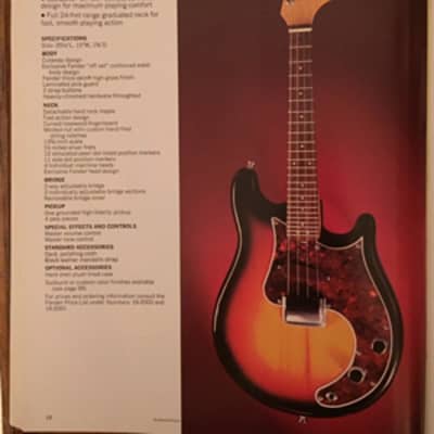 ORIGINAL Vintage 1970 Fender Fine Electric Instruments Catalog 96 pages - RARE FIND! image 14