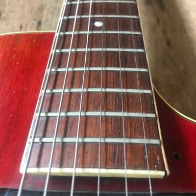 1963 Guild Starfire MkII in Cherry finish with hard shell case image 7