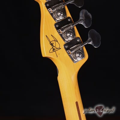 2012 Fender MIJ Steve Harris Signature P-Bass – Royal Blue Metallic image 10