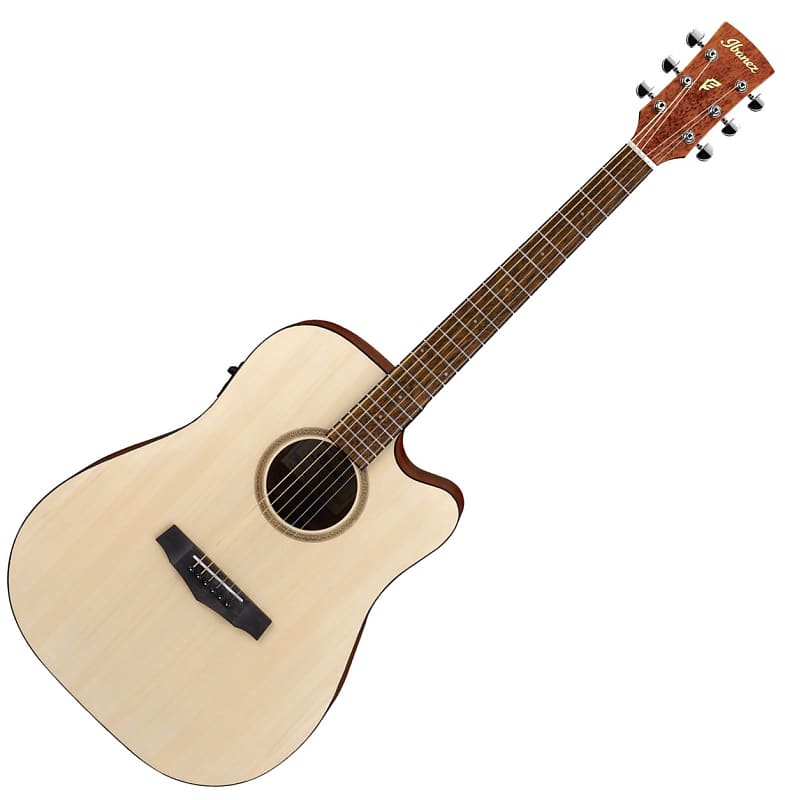 Ibanez PF10CE-OPN Performance Acoustic Electric Guitar - Open Pore Natural image 1