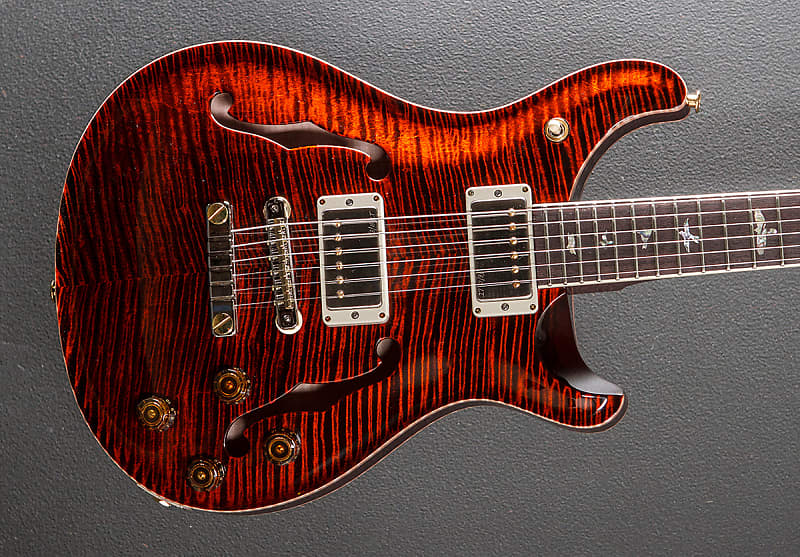 Paul Reed Smith McCarty 594 Hollowbody II 10 Top - Orange Tiger image 1