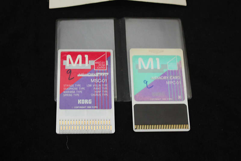 無料発送 KORG 鍵盤楽器 M1 CARDS PROGRAM PCM MSC-11S MSC-1S 鍵盤 