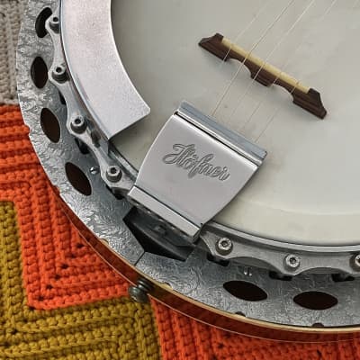 Hofner 5 String Banjo - 1960’s Made in Germany! - Beautiful Instrument with Gorgeous Details! - image 4